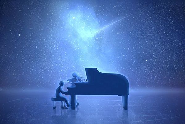 求一些和鋼琴有關(guān)的二次元唯美圖片。