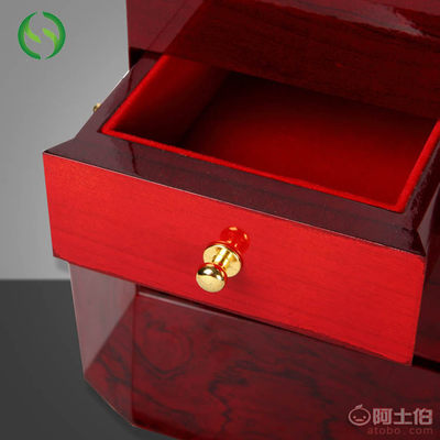 鋼琴亮光漆首飾收納盒 實(shí)木工藝與藝術(shù)美學(xué)的完美結(jié)合